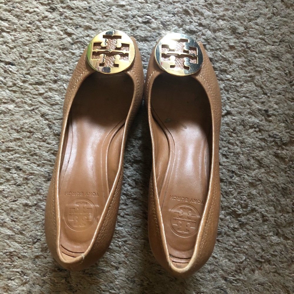 Tory burch peep toe size 8
